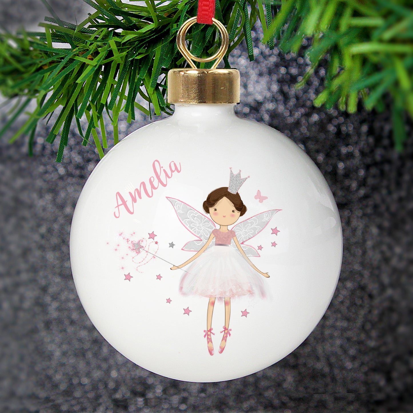 Personalised Fairy Princess Bauble