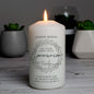 Personalised 'Truly Blessed' First Holy Communion Pillar Candle