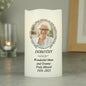 Personalised Light In Our Hearts Photo Upload LED Candle