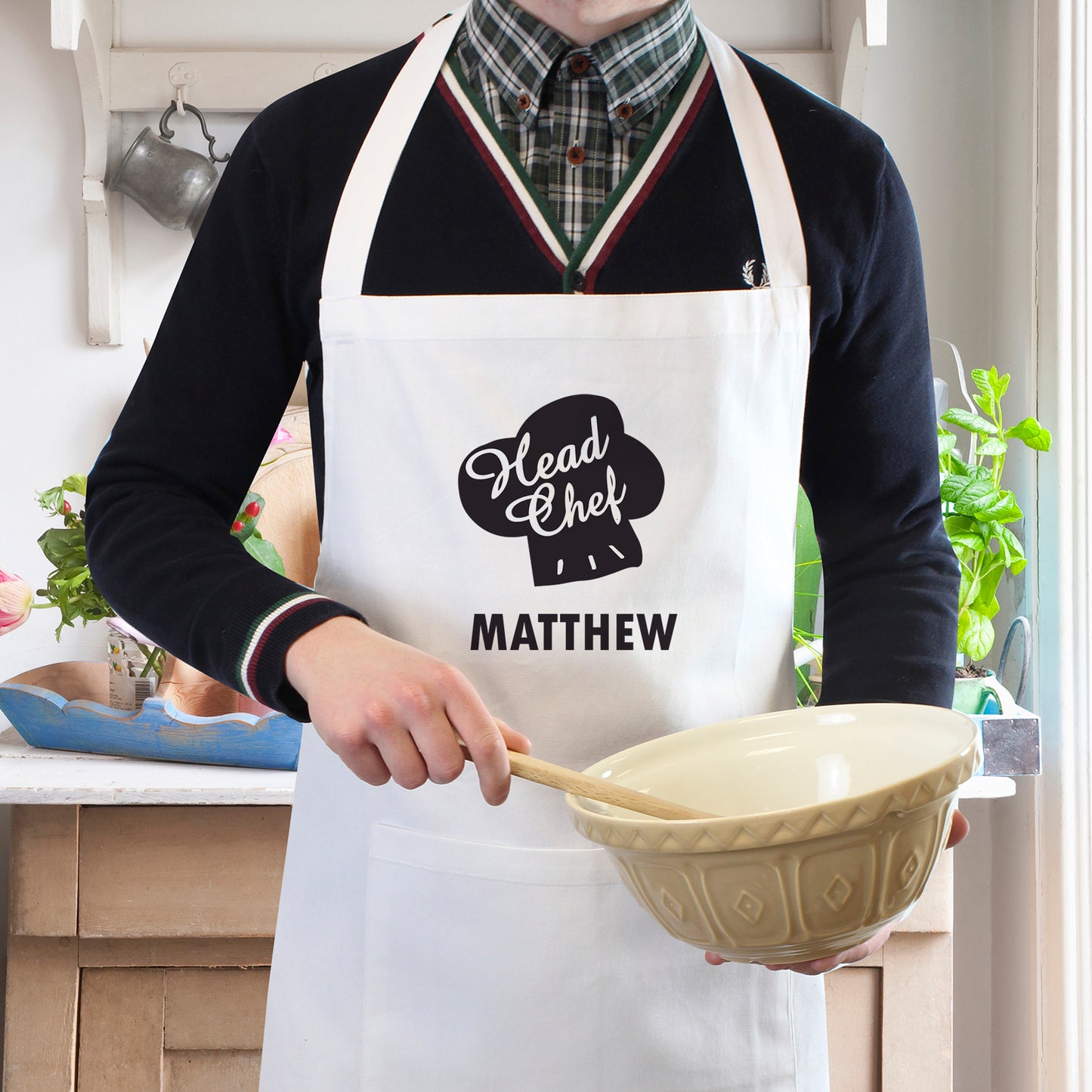 Personalised Head Chef Apron