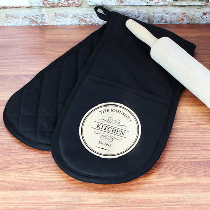 Personalised Decorative Oven Gloves