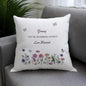 Personalised Wild Flowers Cushion