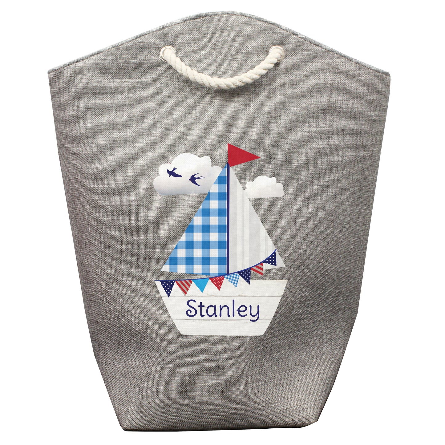 Personalised Sailboat Storage Bag