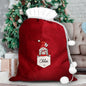 Personalised Gonk Family Red Christmas Sack - Girl