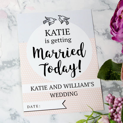 Personalised Wedding Cards For Milestone Moments