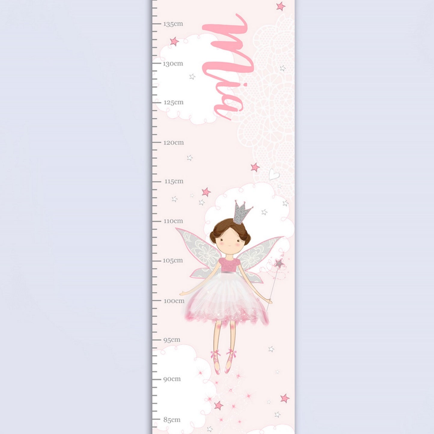 Personalised Fairy Princess Height Chart