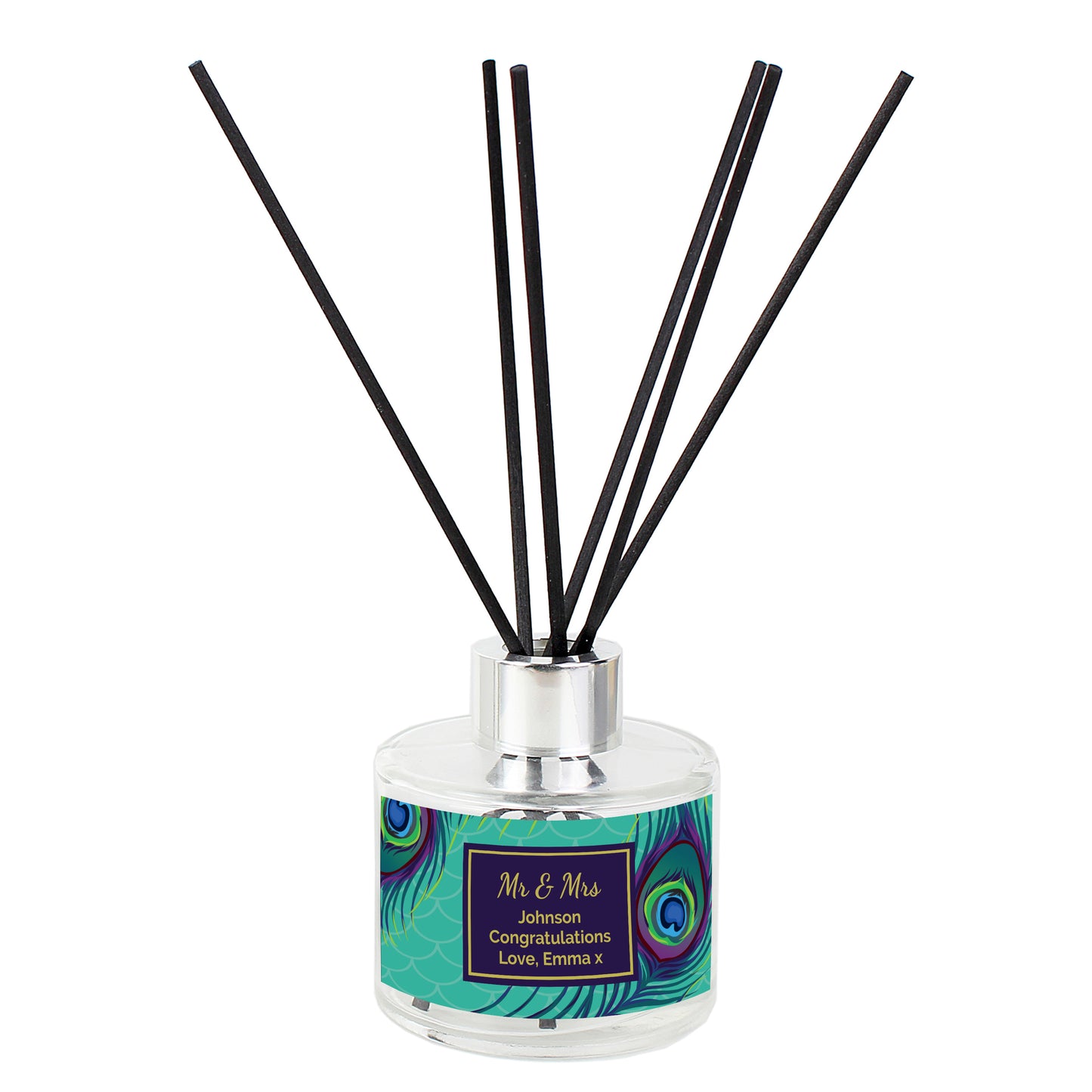 Personalised Peacock Reed Diffuser