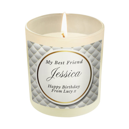 Personalised Opulent Scented Jar Candle