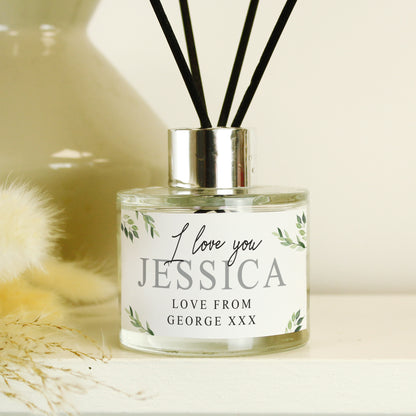 Personalised Botanical Reed Diffuser