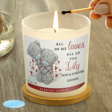 Personalised Me to You Love Scented Candle Jar