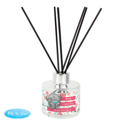 Personalised Me To You Floral Reed Diffuser