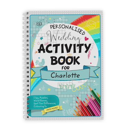 Personalised A5 Wedding Activity & Colouring Book