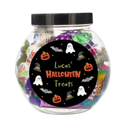 Personalised Halloween Sweets Jar