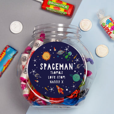 Personalised Space Sweet Jar