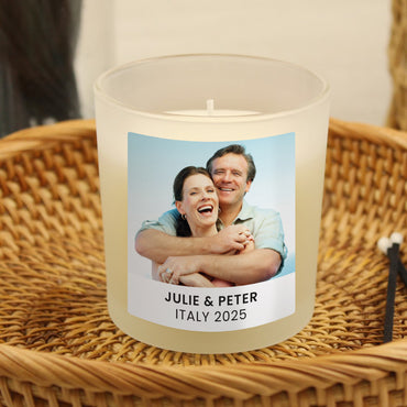 Personalised Photo Upload Candle Jar