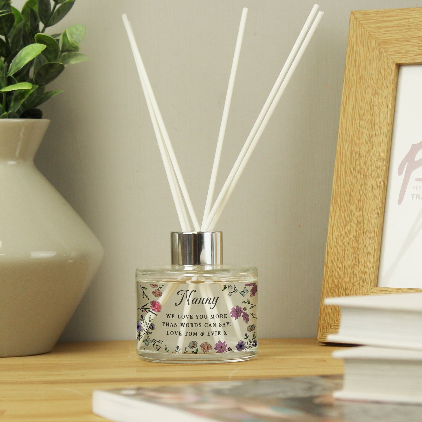 Personalised Wild Flowers Reed Diffuser