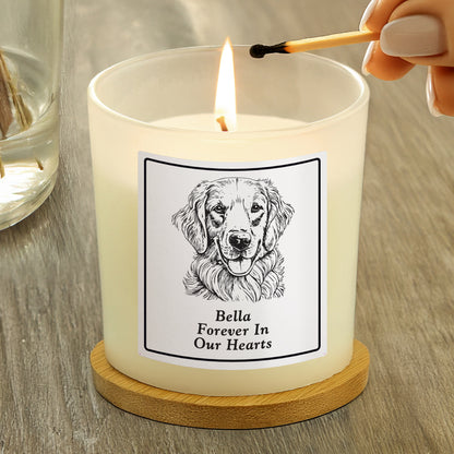 Personalised Dog Breed Candle Jar