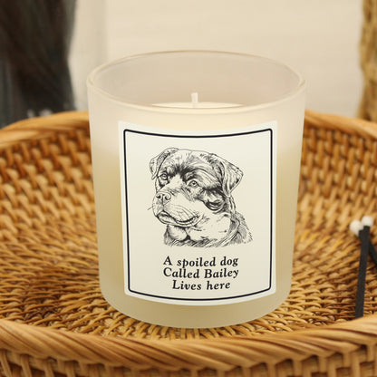 Personalised Dog Breed Candle Jar