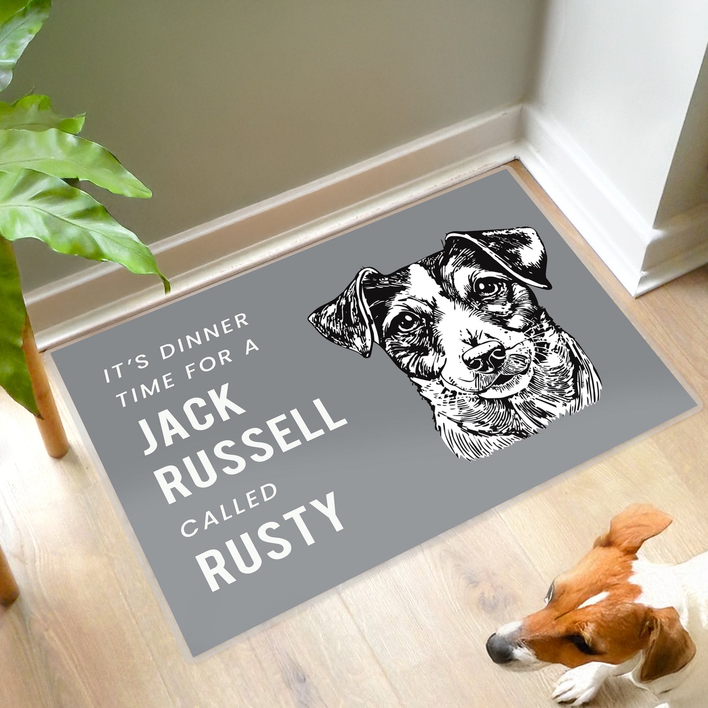 Personalised Dog Breed Food Mat