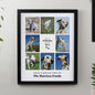 Personalised Pet Multi Photo Upload Black Framed Print