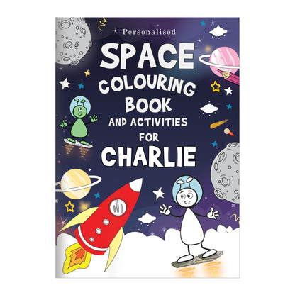 Personalised Space Colouring Book