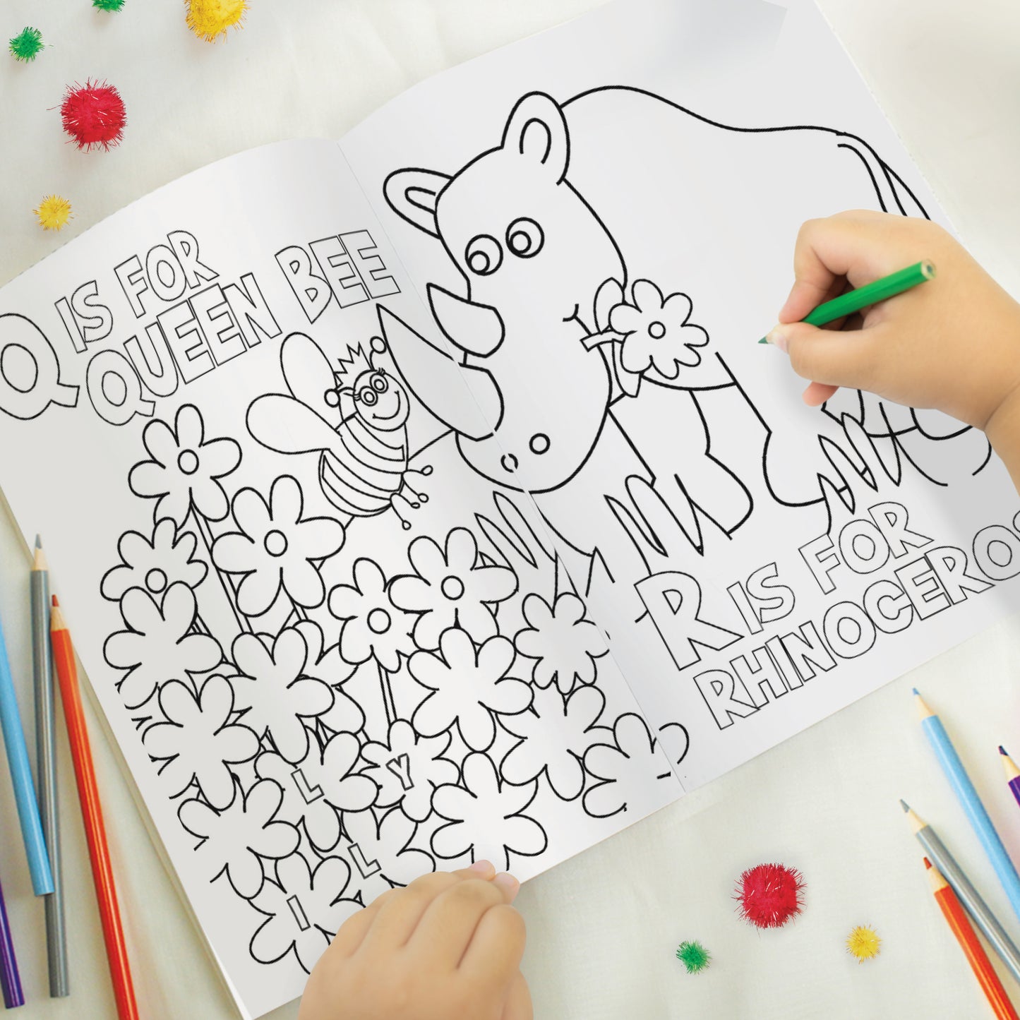 Personalised Zoo Colouring Book