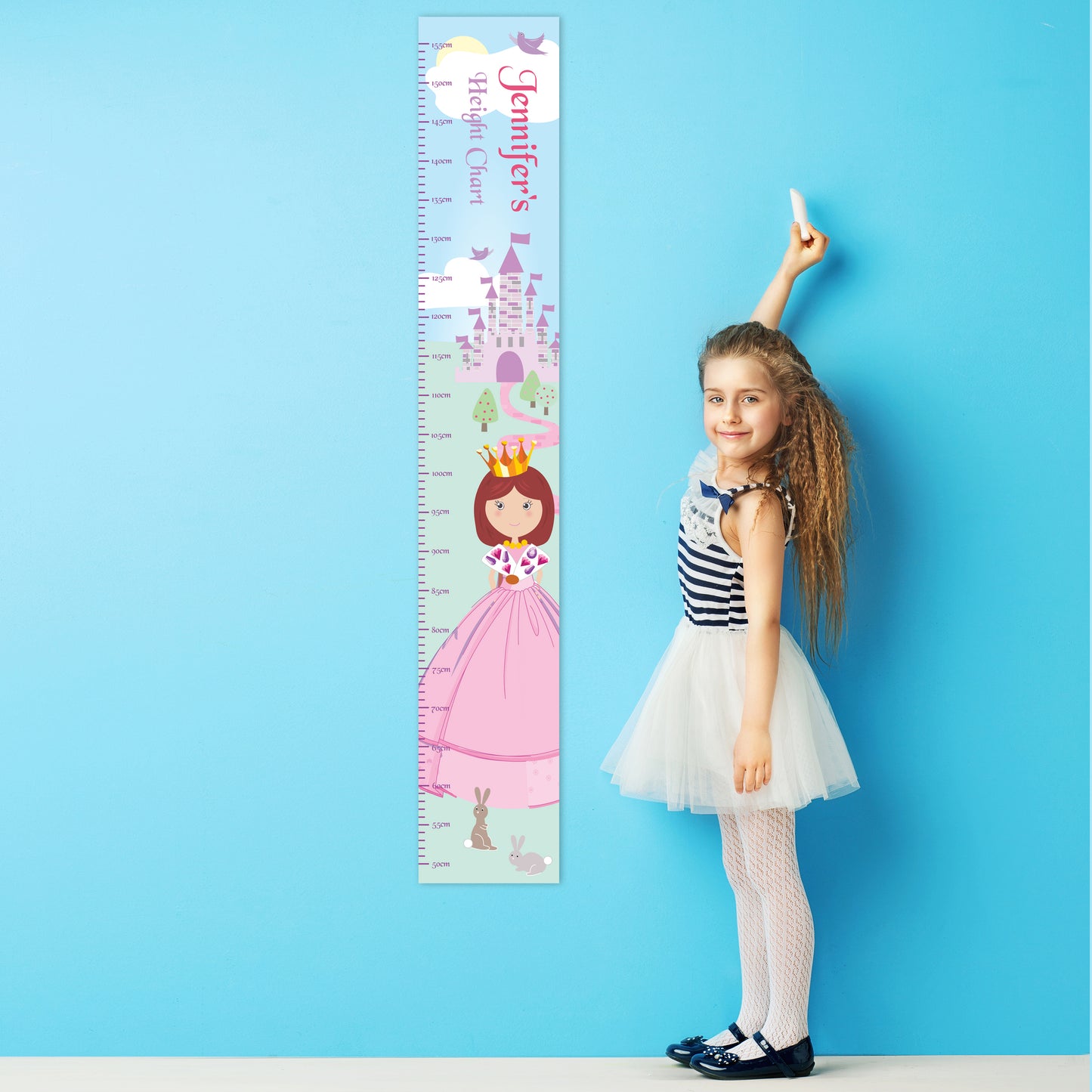 Personalised Fairy Tale Princess Height Chart