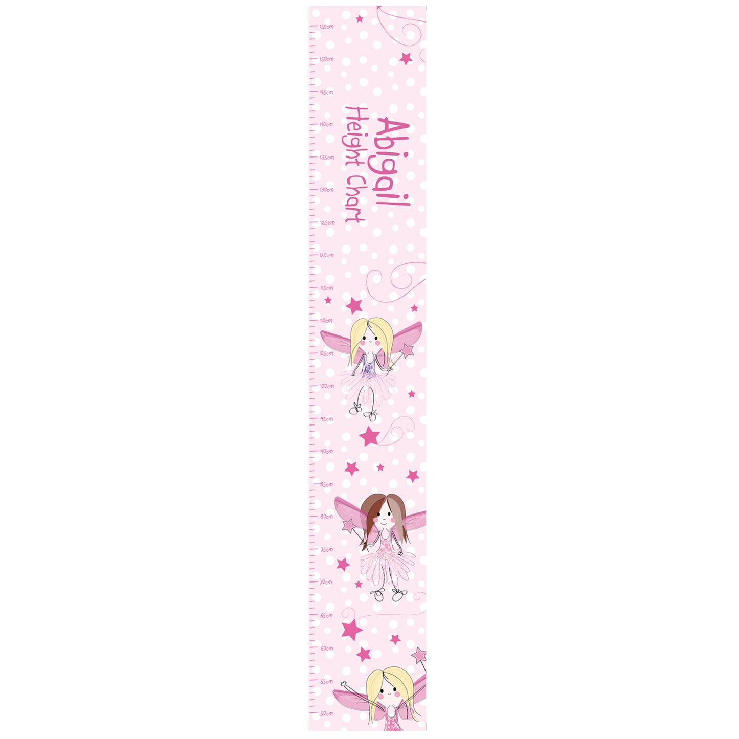 Personalised Fairy Height Chart