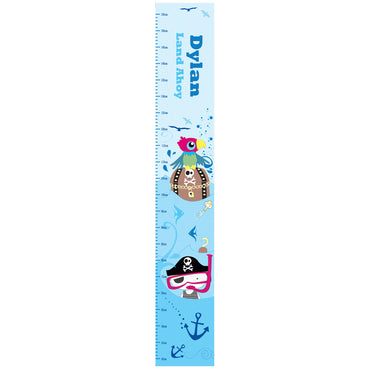 Personalised Pirate Height Chart