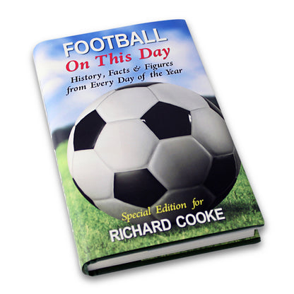 Personalised Football On This Day Book