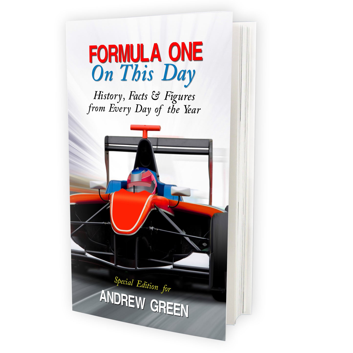 Personalised Formula 1 On This Day Book