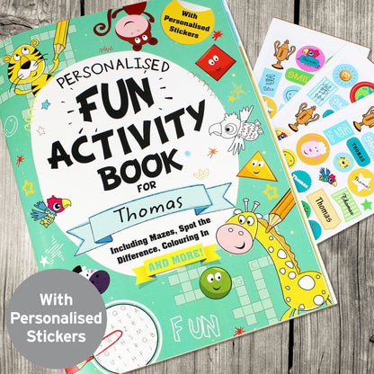 Personalised Activity Book with Stickers