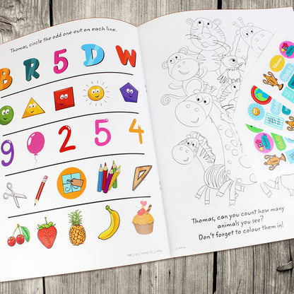 Personalised Activity Book with Stickers