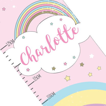 Personalised Baby Unicorn Height Chart