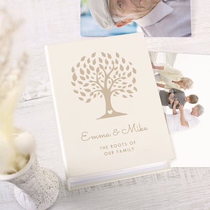 Personalised Family Tree 6x4 Photo Album with Sleeves