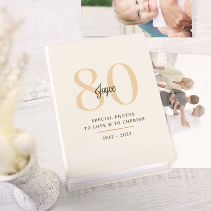 Personalised Big Birthday 6x4 Photo Album with Sleeves