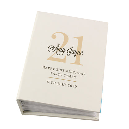 Personalised Big Birthday 6x4 Photo Album with Sleeves