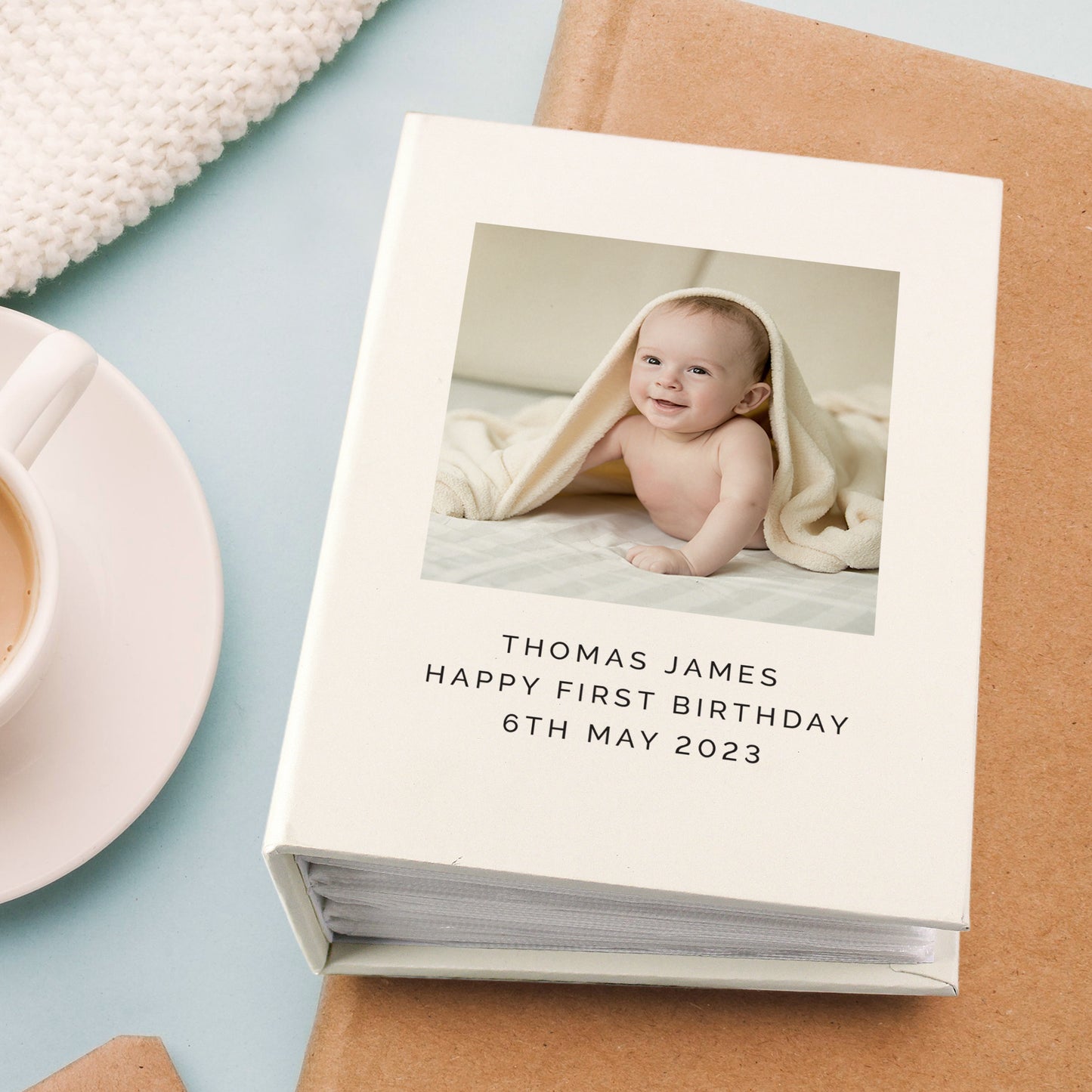 Personalised Photo Upload 6x4 Photo Album with Sleeves