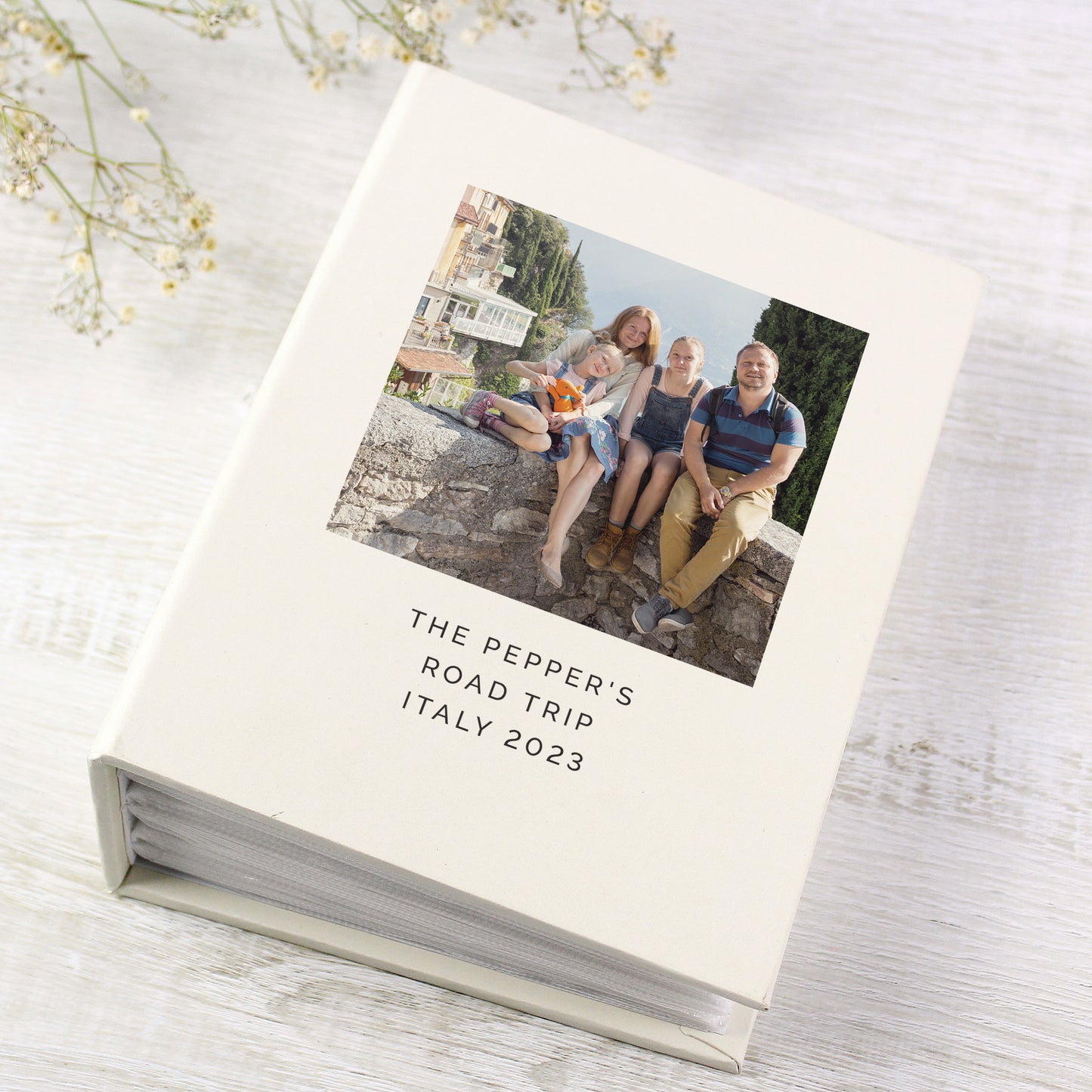 Personalised Photo Upload 6x4 Photo Album with Sleeves