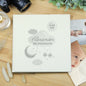 Personalised New Baby Moon & Stars Square Photo Album