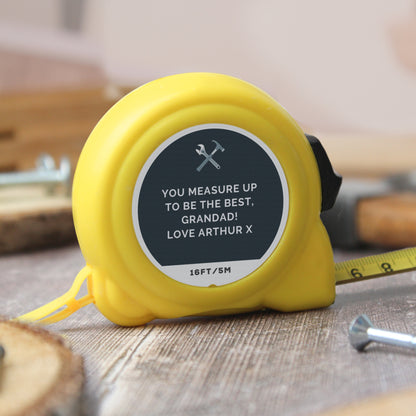 Personalised Tools Tape Measure