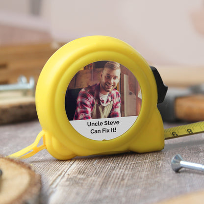 Personalised Photo Upload Tape Measure