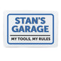 Personalised Garage Plaque