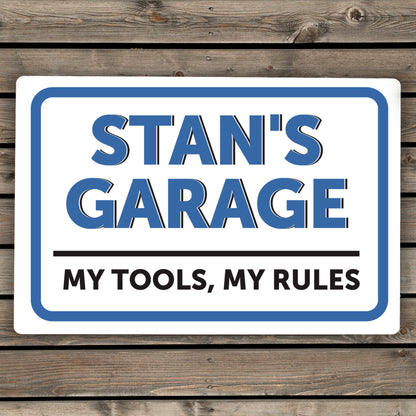 Personalised Garage Plaque