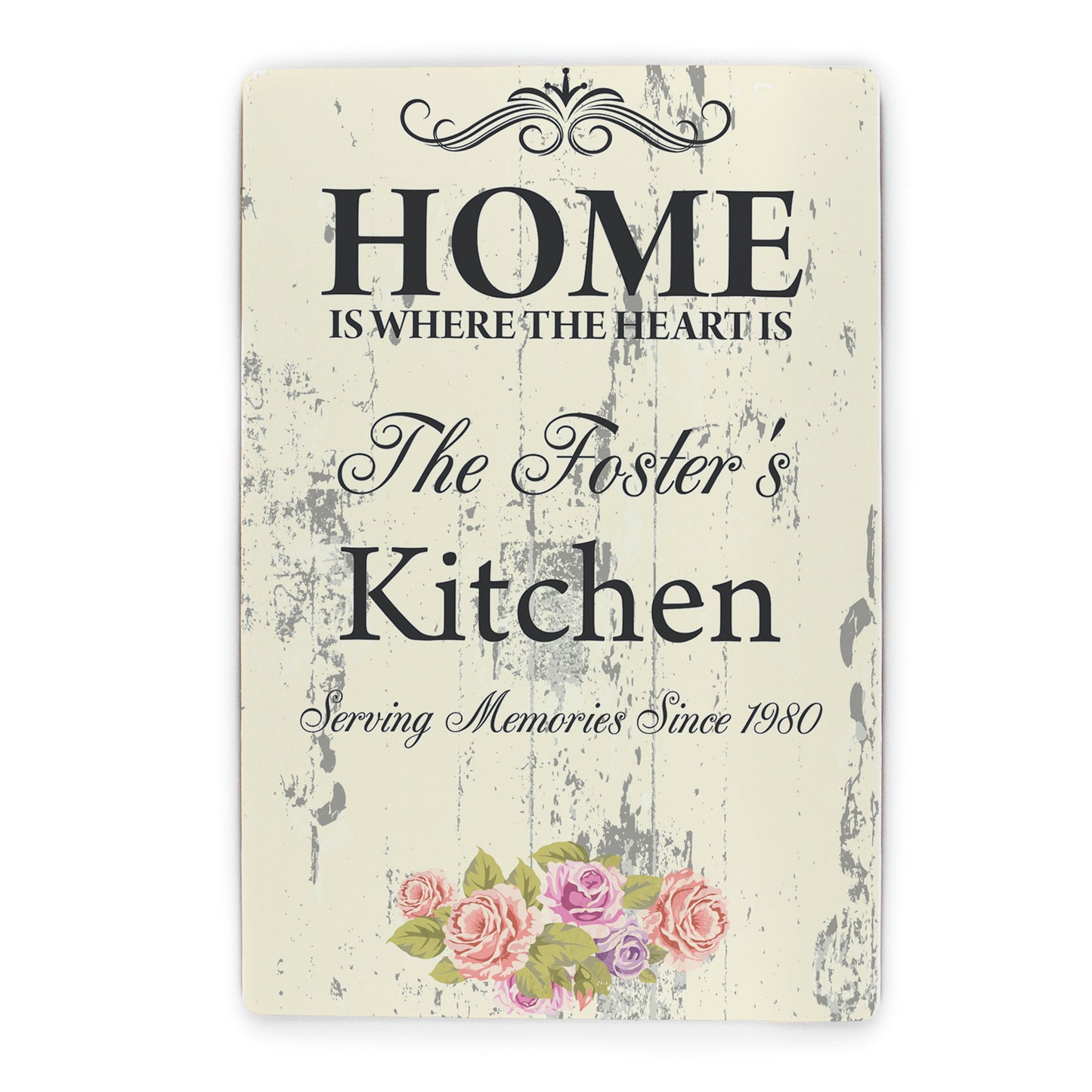 Personalised Shabby Chic Sign