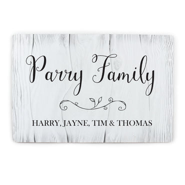 Personalised Rustic Metal Sign