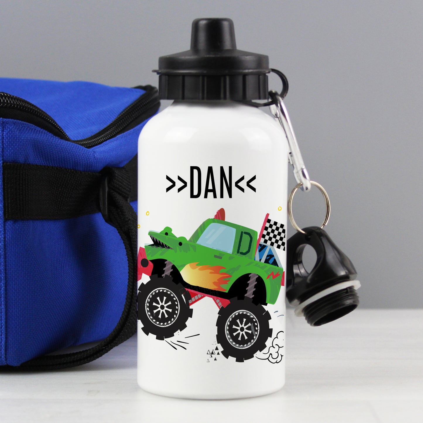 Personalised Monster Truck Drinks Bottle