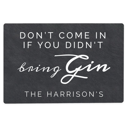 Personalised Gin Metal Sign