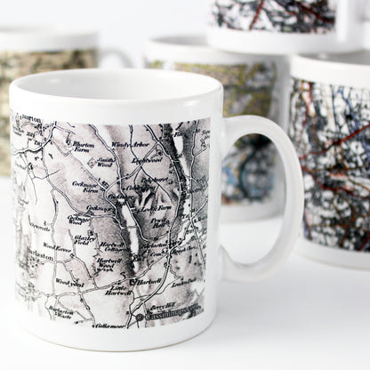 Personalised 1805 - 1874 Old Series Map Mug