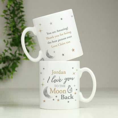 Personalised To the Moon and Back... Mug